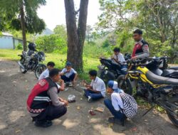 Personel Polsek Sekongkang Gelar Patroli dan Berikan Imbauan Kamtibmas kepada Pelajar