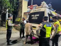 POLSEK KAWASAN PELABUHAN POTO TANO GELAR KRYD ANTISIPASI GANGGUAN KAMTIBMAS