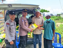 SATBINMAS POLRES DOMPU GELAR PENJUALAN BERAS MURAH SPHP DALAM RANGKA GERAKAN PANGAN MURAH (GPM) POLRI