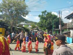 Polres Sumbawa Barat Bersama Instansi Terkait Amankan Jalannya Kegiatan Karnaval