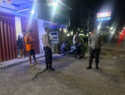 Jaga Keamanan Malam, Polsek Sumbawa Rutin Gelar Patroli ‘Blue Light’ dan KRYD
