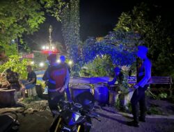 SAT SAMAPTA POLRES DOMPU GELAR PATROLI PERINTIS PRESISI, EDUKASI REMAJA DAN CIPTAKAN RASA AMAN DI MALAM HARI