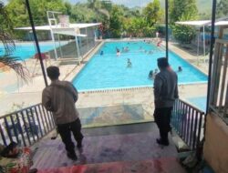 Menjamin Keamanan dan Kenyamanan Masyarakat Yang Menikmati Libur Akhir Pekan Polsek Madapangga Laksanakan PAM Wisata