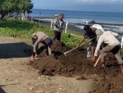 Sinergi Polisi dan Masyarakat, Pantai Dusun Sigi Bersih dan Tertata Berkat Gotong Royong