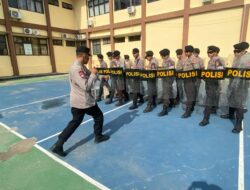 Asah Kemampuan, Sat Samapta Polres Bima Kota Gelar Latihan PHH Secara Intensif