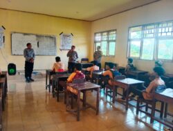 Polsek Praya Barat Daya Gelar Sosialisasi Penerimaan Siswa Baru SMA Kemala Taruna Bhayangkara