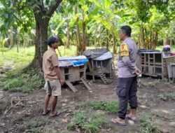 Polsek Batulayar Gencarkan Ketahanan Pangan, Dorong Warga Tanam Sayur