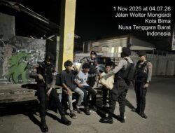 Sat Samapta Polres Bima Kota Gelar Patroli Dialogis, Sampaikan Himbauan Kamtibmas kepada Warga