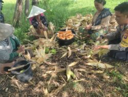 Bhabinkamtibmas Kuranji Dalang Jadi Penjaga Harga Jagung Petani