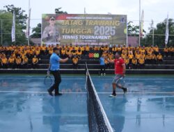 Kapolres Bima Kota Resmi Membuka Opening Ceremony – Tatag Trawang Tungga Tennis Tournament 2025