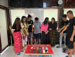TIM OPSNAL SATRESNARKOBA POLRES DOMPU BEKUK 8 TERDUGA PELAKU PESTA EKSTASI DI KOS-KOSAN SALAMA