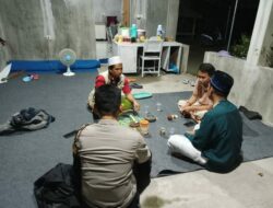 BHABINKAMTIBMAS DESA ARJANGKA SAMBANG WARGA, AJAK JAGA KAMTIBMAS DAN WASPADA PENIPUAN ONLINE