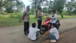 POLRES LOMBOK TENGAH TINGKATKAN PATROLI ANTISIPASI BALAP LIAR DI BENDUNGAN BATUJAI