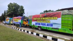 Solidaritas Untuk Korban Bencana Alam di Aceh, Sumut, dan Sumbar : Polda Sultra Kirim 23 Ton Beras dan Ribuan Logistik