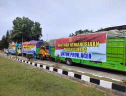 Solidaritas Untuk Korban Bencana Alam di Aceh, Sumut, dan Sumbar : Polda Sultra Kirim 23 Ton Beras dan Ribuan Logistik