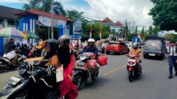 Jaga Kelancaran Lalin, Polsek Gerung Amankan Jam Pulang Sekolah