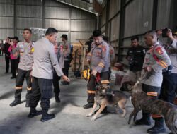 Polda Sumut Kerahkan Unit K9 untuk Percepat Pencarian Korban Banjir Bandang dan Longsor di Tapteng–Sibolga