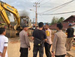 Akses Antarwilayah Pulih, Brimob Sumut Rampungkan Perbaikan Jembatan Halangan dalam 3 Hari
