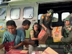 Ibu Bhayangkari Pandu Helikopter Bantuan ke Desa Terisolasi di Tapanuli Tengah