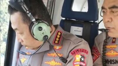 Kapolri dan Ketua Umum Bhayangkari Tinjau Udara Dampak Banjir Longsor Sumut, Pastikan Percepatan Bantuan untuk Warga