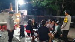 Pastikan Kondusifitas Wilayah dan Cegah Aksi Balapan Liar Polsek Woha Gelar Patroli KRYD Mobile di Malam Hari