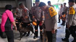 Polda Sumut Kerahkan Unit K9 untuk Percepat Pencarian Korban Banjir Bandang dan Longsor di Tapteng–Sibolga