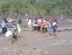 Polri Terus Evakuasi Warga dan Mengamankan Harta Benda di Candipuro: Bergerak Cepat Selamatkan Masyarakat