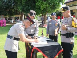 Pimpin Sertijab 4 Kapolsek dan 1 Kabag Kapolres Bima AKBP Eko Sutomo S.I.K.,M.I.K: Penghargaan atas Prestasi Serta Dedikasi dan Amanah