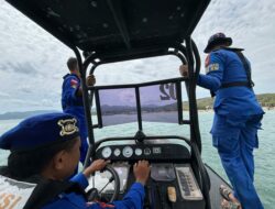 Sat Polairud Polres Bima Kota Laksanakan Patroli dan Himbauan Keselamatan di Dua Lokasi Wisata Bahari