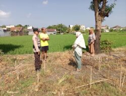 Bhabinkamtibmas Labuapi Ajak Warga Manfaatkan Lahan Kosong