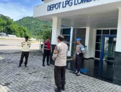Polsek Sekotong Perketat Keamanan Depot LPG Lombok Barat