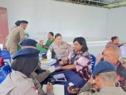 Sentuhan Damai di Mimika: Satgas Operasi Damai Cartenz Layani Kesehatan Jemaat Gereja