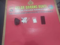 Coba Kabur Saat Dihentikan, Seorang Pria Asal KSB Berhasil Diringkus Tim Opsnal Polres Sumbawa