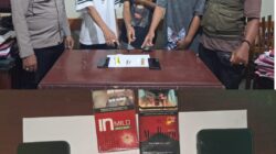 Diduga Asyik Pesta Ganja, Tiga Oknum Mahasiswa Asal Desa Kananga ini Diciduk Polsek Bolo