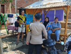 Bhabinkamtibmas Desa Beru Laksanakan Sosialisasi Harkamtibmas, Imbau Warga Waspada Cuaca Ekstrem