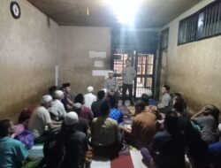 Sat Binmas Polres Dompu Berikan Pembinaan dan Ceramah Agama kepada Tahanan