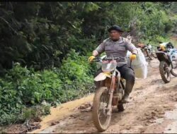 Akses Jalan Rusak, Polres Aceh Tengah Pastikan Bantuan dan Perhatian Sampai ke Warga Terpencil