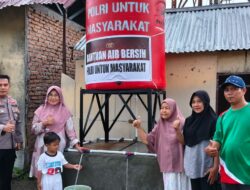Polri Bangun Puluhan Sumur Bor, Warga Padang Pariaman Mulai Nikmati Air Bersih Pascabencana