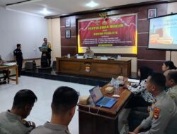 Personel Polres Bima Ikuti Penyuluhan Hukum dari Bidang Hukum Polda NTB