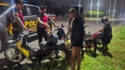 Cegah Kriminalitas, Sat Samapta Polres Lobar Sisir Jalur Bypass BIL