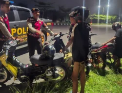 Polres Lombok Barat Patroli Jalur Bypass BIL Antisipasi Balap Liar