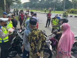Ops Keselamatan Rinjani 2026: Polres Lobar Sosialisasi di Jalur Bypass