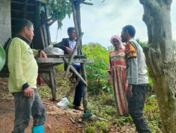 Bhabinkamtibmas Polres Bima Kota Sambangi dan Himbau Warga yang Berkebun