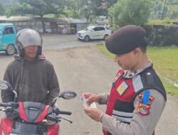 Satgas Preventif Operasi Keselamatan Rinjani 2026 Polres Bima Kembali Menggelar Himbauan Keselamatan Berlalulintas