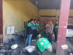 Sat Binmas Polres Bima Kota Laksanakan Cooling System Bersama Pengemudi Ojek Online