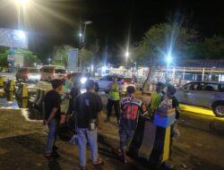 Cegah Aktivitas Negatif, Personel Polsek Pelabuhan Poto Tano Intensifkan Patroli di Area Pelabuhan