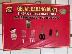Pengungkapan Dini Hari! Satresnarkoba Polres Dompu Ringkus Terduga Pengedar Sabu di Pekat