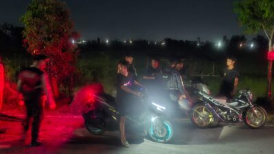 Cegah Balap Liar, Sat Samapta Polres Lobar Sisir Jalur Bypass