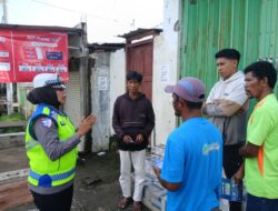 Unit Dikmas Satlantas Polres Bima Kota Gelar “Ramadhan Tertib Berlalu Lintas” di Kelurahan Melayu