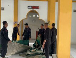 Sinergi Personel Kompi 2 Yon C dalam Giat Bakti Religi di Masjid Al- Ikhlas Dompu